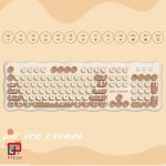ماوس و کیبورد مافی مدل MOFII Wireless Keyboard and Mouse Combo Ice Cream - تصویر 5