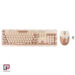 ماوس و کیبورد مافی مدل MOFII Wireless Keyboard and Mouse Combo Ice Cream